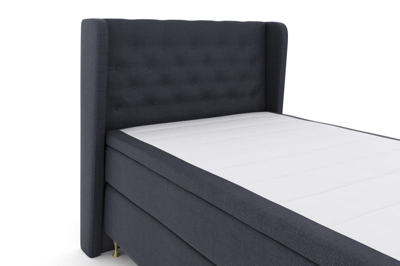 Komplett Sengepakke Choice No 4 120x200 Fast - Blå|Gullben - Møbler - Senger - Kontinentalsenger