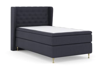 Komplett Sengepakke Choice No 4 120x200 Fast - Blå|Gullben - Møbler - Senger - Kontinentalsenger