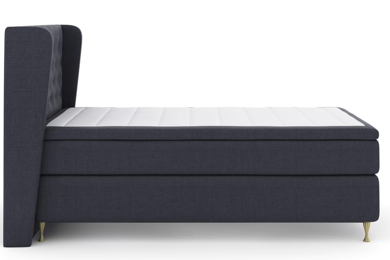 Komplett Sengepakke Choice No 4 120x200 Fast - Blå|Gullben - Møbler - Senger - Kontinentalsenger