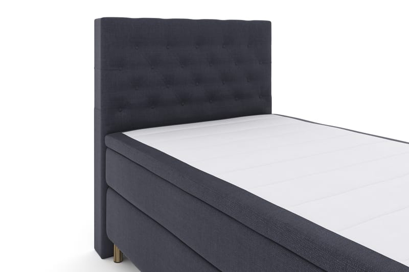 Komplett Sengepakke Choice No 4 120x200 Fast - Blå|Metallben - Kontinentalsenger - Komplett sengepakke