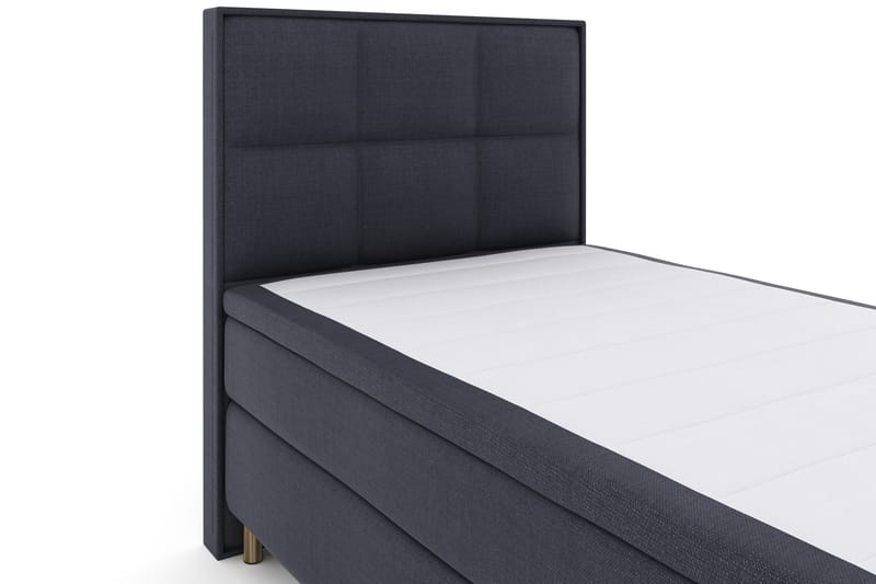 Komplett Sengepakke Choice No 4 120x200 Fast - Blå|Metallben - Møbler - Senger - Kontinentalsenger