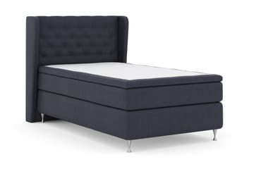 Komplett Sengepakke Choice No 4 120x200 Fast - Blå|Sølvben - Møbler - Senger - Kontinentalsenger