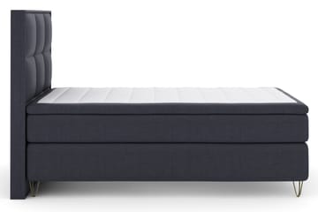 Komplett Sengepakke Choice No 4 120x200 Fast - Blå|V-formede Metallben - Møbler - Senger - Kontinentalsenger