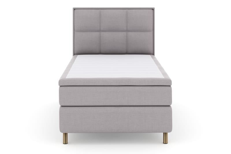 Komplett Sengepakke Choice No 4 120x200 Fast - Lysegrå|Kobberben - Møbler - Senger - Kontinentalsenger