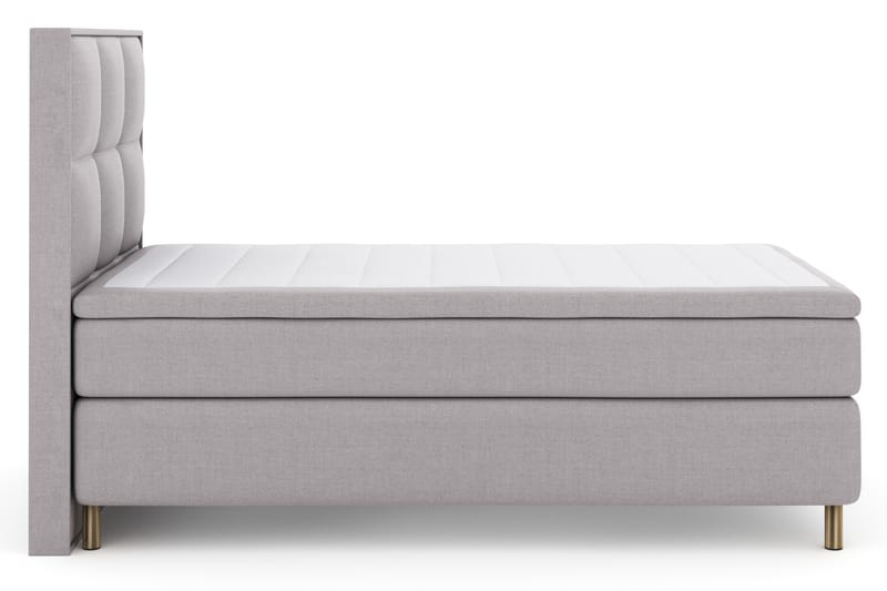 Komplett Sengepakke Choice No 4 120x200 Fast - Lysegrå|Kobberben - Møbler - Senger - Kontinentalsenger
