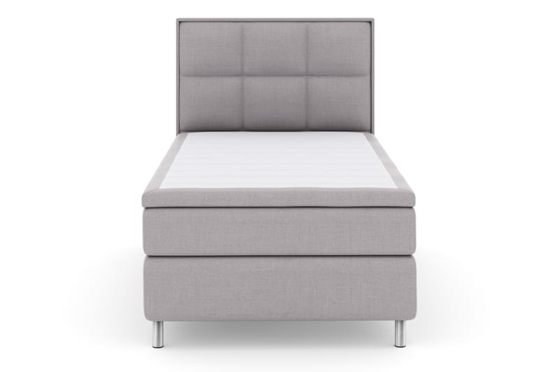 Komplett Sengepakke Choice No 4 120x200 Fast - Lysegrå|Metallben - Møbler - Senger - Kontinentalsenger
