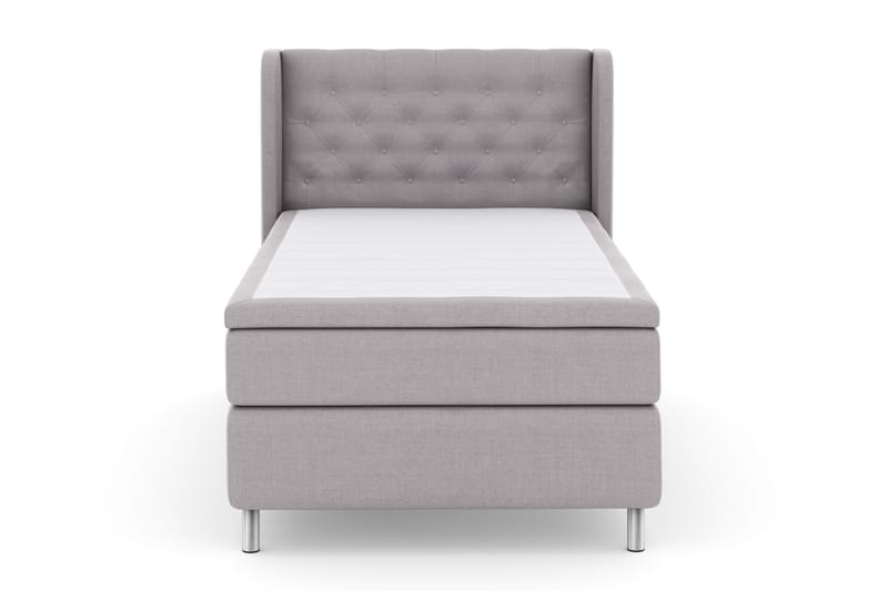Komplett Sengepakke Choice No 4 120x200 Fast - Lysegrå|Metallben - Møbler - Senger - Kontinentalsenger