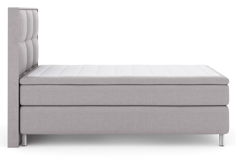 Komplett Sengepakke Choice No 4 120x200 Fast - Lysegrå|Metallben - Møbler - Senger - Kontinentalsenger