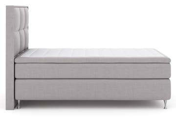 Komplett Sengepakke Choice No 4 120x200 Fast - Lysegrå|Sølvben - Møbler - Senger - Kontinentalsenger