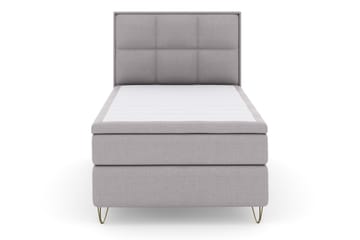 Komplett Sengepakke Choice No 4 120x200 Fast - Lysegrå|V-formede Metallben - Møbler - Senger - Kontinentalsenger
