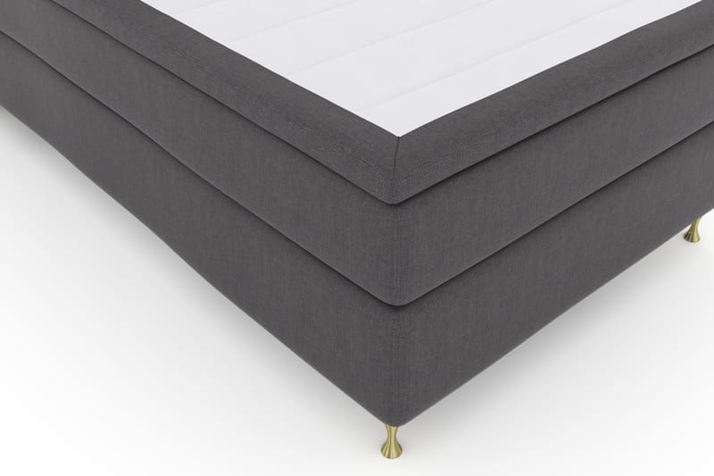 Komplett Sengepakke Choice No 4 120x200 Fast - Mørkegrå|Gullben - Møbler - Senger - Enkeltsenger