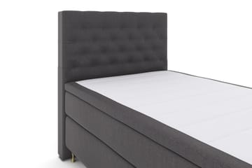 Komplett Sengepakke Choice No 4 120x200 Fast - Mørkegrå|Gullben - Møbler - Senger - Enkeltsenger