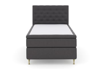 Komplett Sengepakke Choice No 4 120x200 Fast - Mørkegrå|Gullben - Møbler - Senger - Enkeltsenger