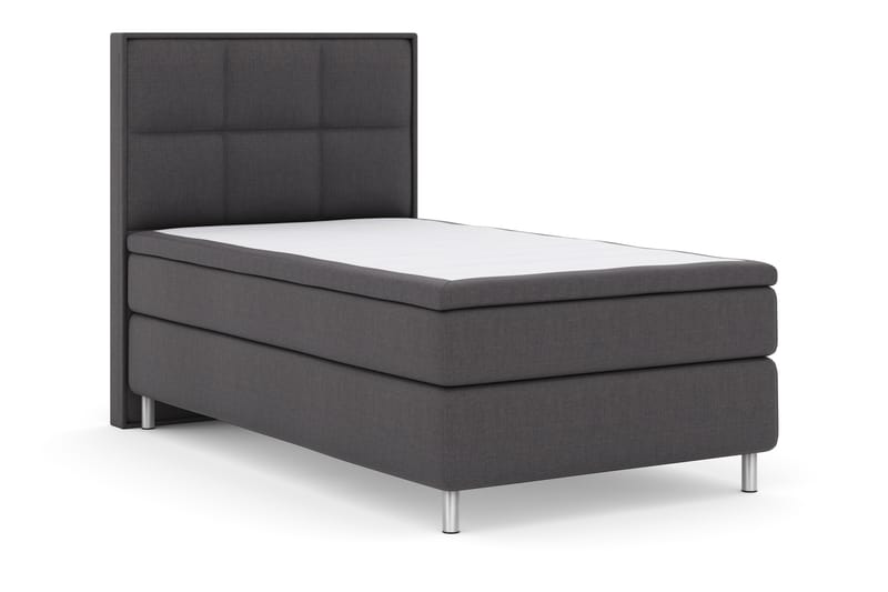 Komplett Sengepakke Choice No 4 120x200 Fast - Mørkegrå|Metallben - Møbler - Senger - Kontinentalsenger