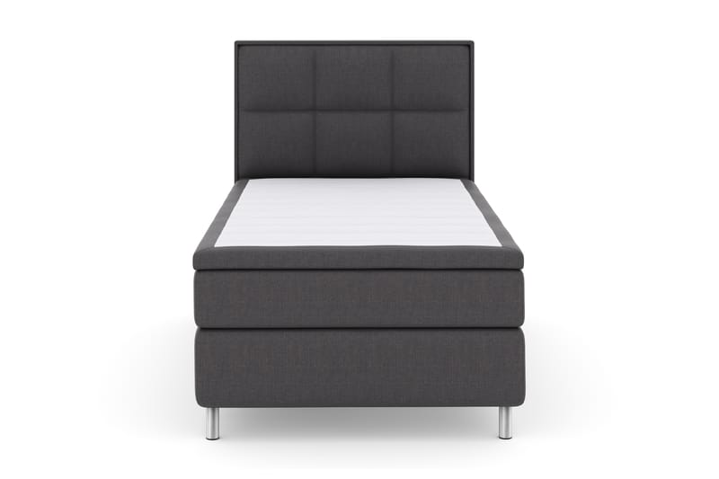 Komplett Sengepakke Choice No 4 120x200 Fast - Mørkegrå|Metallben - Møbler - Senger - Kontinentalsenger