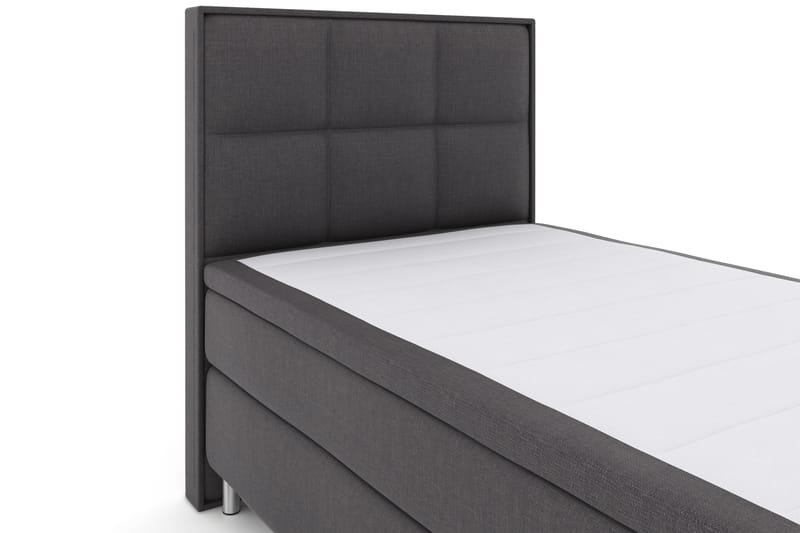Komplett Sengepakke Choice No 4 120x200 Fast - Mørkegrå|Metallben - Møbler - Senger - Kontinentalsenger