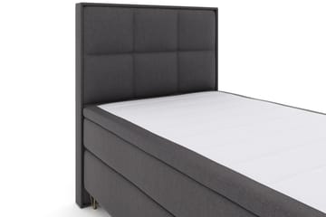 Komplett Sengepakke Choice No 4 120x200 Fast - Mørkegrå|V-formede Metallben - Møbler - Senger - Kontinentalsenger