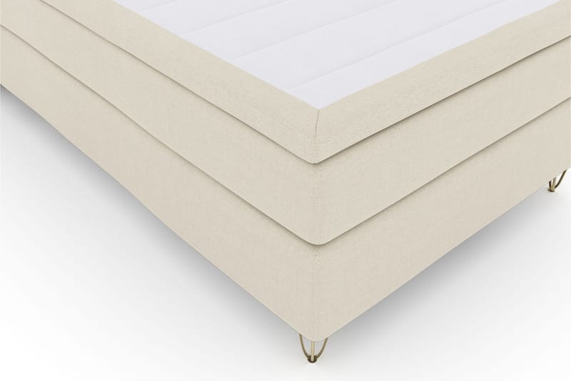 Komplett Sengepakke Choice No 4 120x200 Medium - Beige|V-formede Metallben - Kontinentalsenger - Komplett sengepakke