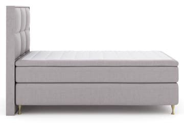 Komplett Sengepakke Choice No 4 120x200 Medium - Lysegrå|Gullben - Møbler - Senger - Enkeltsenger