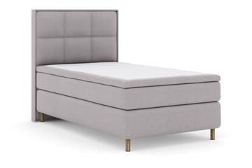 Komplett Sengepakke Choice No 4 120x200 Medium - Lysegrå|Kobberben - Møbler - Senger - Kontinentalsenger