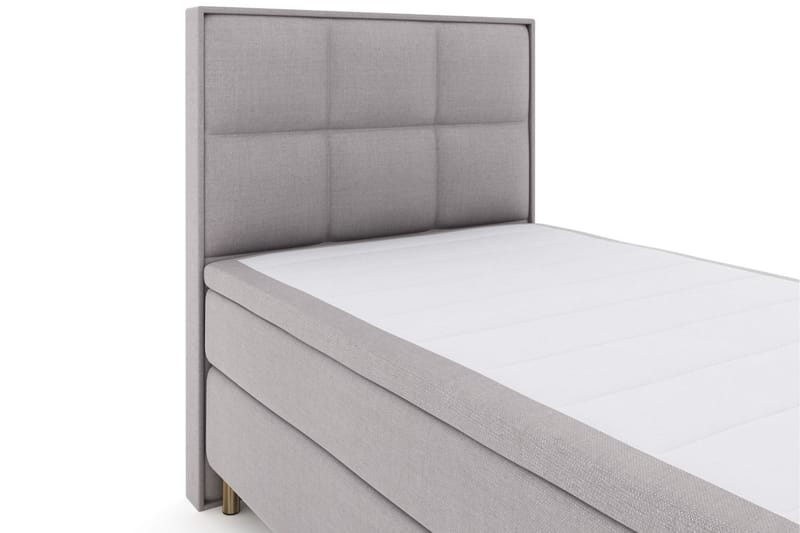 Komplett Sengepakke Choice No 4 120x200 Medium - Lysegrå|Kobberben - Møbler - Senger - Kontinentalsenger