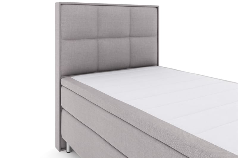 Komplett Sengepakke Choice No 4 120x200 Medium - Lysegrå|Metallben - Møbler - Senger - Kontinentalsenger