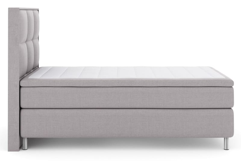 Komplett Sengepakke Choice No 4 120x200 Medium - Lysegrå|Metallben - Møbler - Senger - Kontinentalsenger