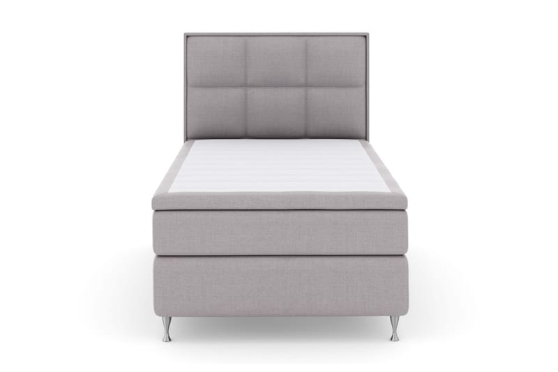 Komplett Sengepakke Choice No 4 120x200 Medium - Lysegrå|Sølvben - Møbler - Senger - Kontinentalsenger