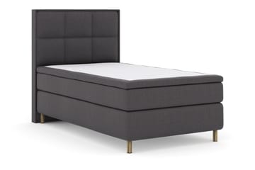 Komplett Sengepakke Choice No 4 120x200 Medium - Mørkegrå|Kobberben - Møbler - Senger - Kontinentalsenger