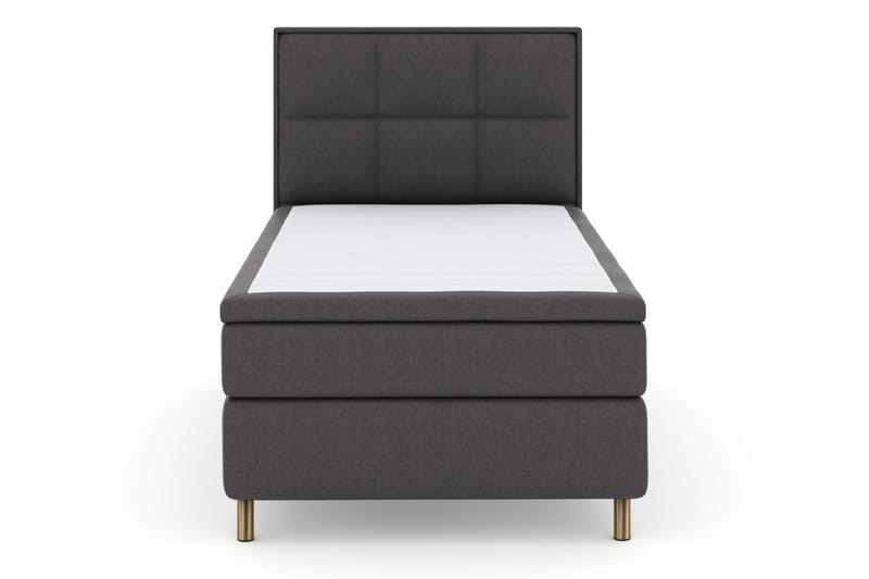 Komplett Sengepakke Choice No 4 120x200 Medium - Mørkegrå|Kobberben - Møbler - Senger - Kontinentalsenger
