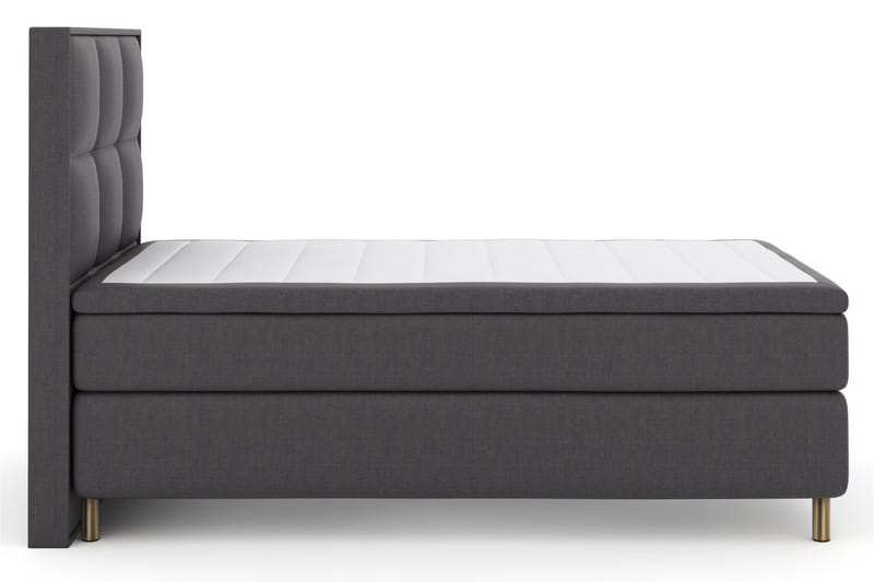 Komplett Sengepakke Choice No 4 120x200 Medium - Mørkegrå|Kobberben - Møbler - Senger - Kontinentalsenger