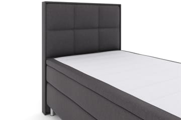 Komplett Sengepakke Choice No 4 120x200 Medium - Mørkegrå|Metallben - Møbler - Senger - Kontinentalsenger