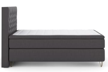 Komplett Sengepakke Choice No 4 120x200 Medium - Mørkegrå|V-formede Metallben - Møbler - Senger - Enkeltsenger