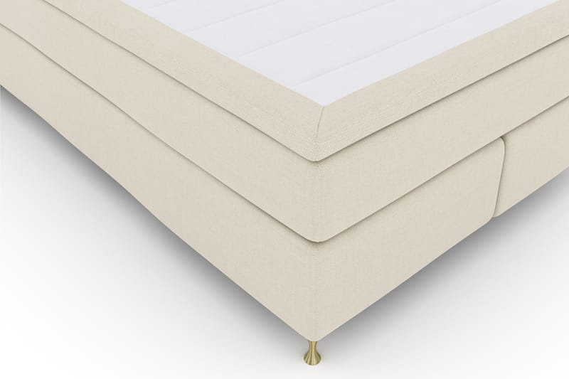 Komplett Sengepakke Choice No 4 140x200 Fast - Beige|Gullben - Møbler - Senger - Enkeltsenger