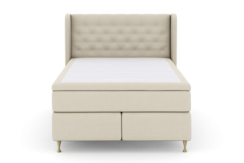 Komplett Sengepakke Choice No 4 140x200 Fast - Beige|Gullben - Kontinentalsenger - Komplett sengepakke