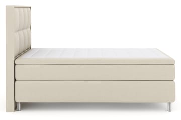 Komplett Sengepakke Choice No 4 140x200 Fast - Beige|Metallben - Møbler - Senger - Kontinentalsenger