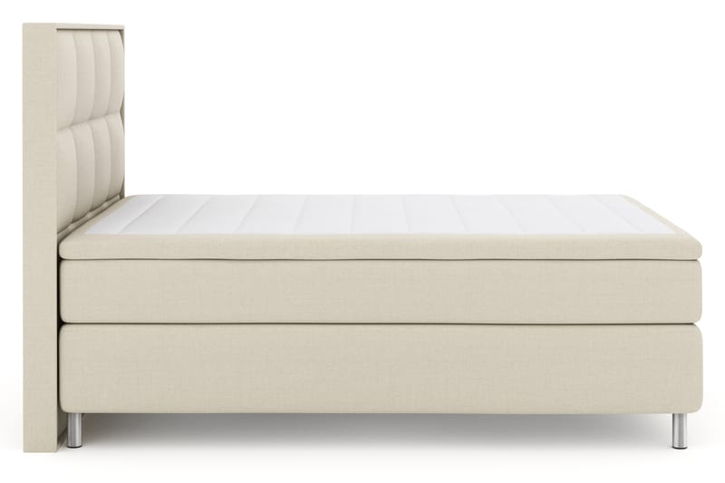 Komplett Sengepakke Choice No 4 140x200 Fast - Beige|Metallben - Møbler - Senger - Kontinentalsenger