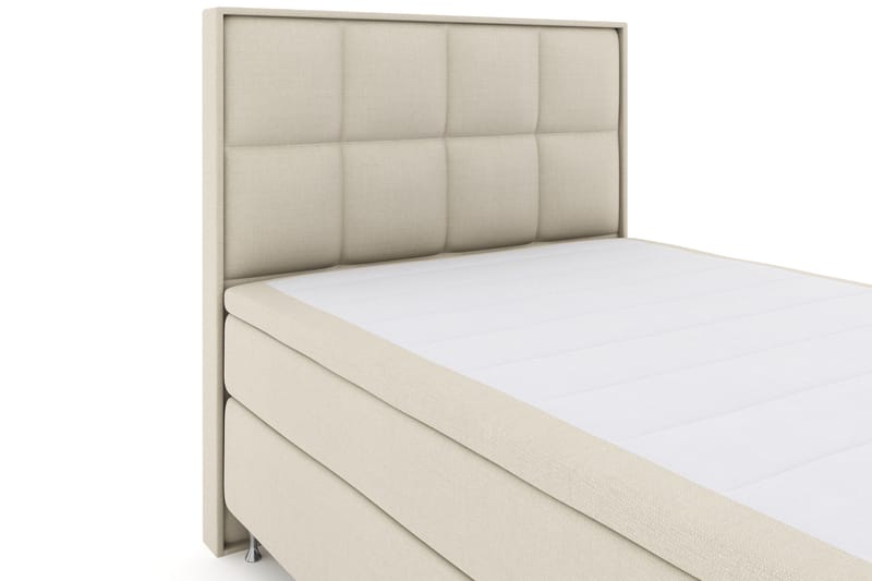 Komplett Sengepakke Choice No 4 140x200 Fast - Beige|Sølvben - Møbler - Senger - Kontinentalsenger