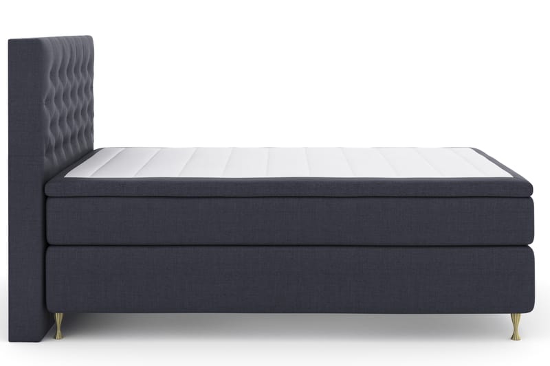 Komplett Sengepakke Choice No 4 140x200 Fast - Blå|Gullben - Møbler - Senger - Kontinentalsenger