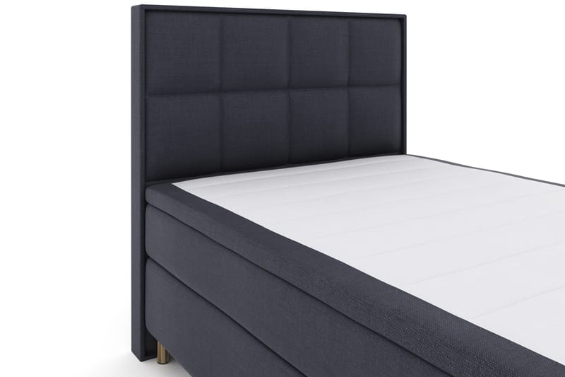 Komplett Sengepakke Choice No 4 140x200 Fast - Blå|Metallben - Møbler - Senger - Kontinentalsenger