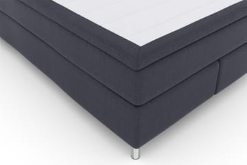 Komplett Sengepakke Choice No 4 140x200 Fast - Blå|Metallben - Møbler - Senger - Kontinentalsenger
