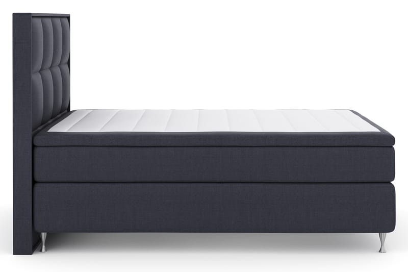 Komplett Sengepakke Choice No 4 140x200 Fast - Blå|Sølvben - Møbler - Senger - Kontinentalsenger