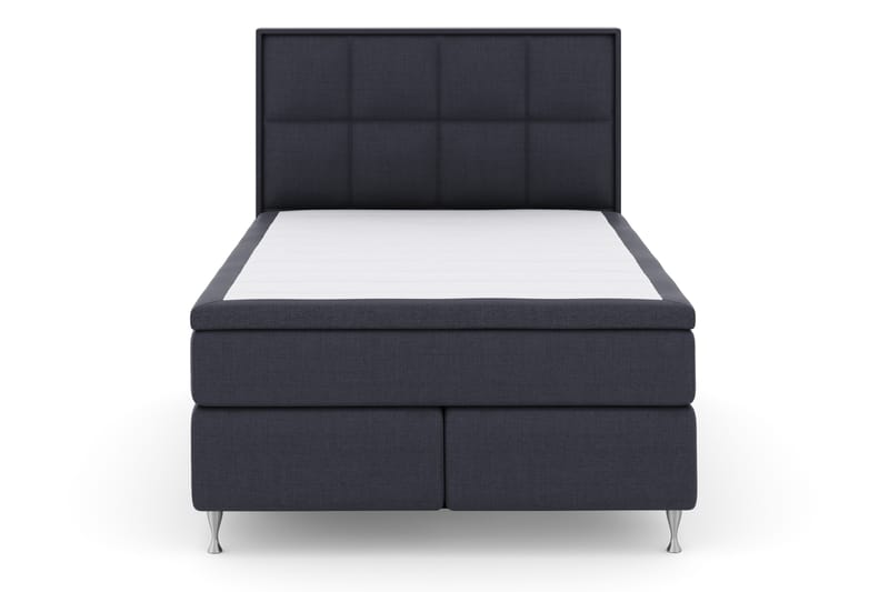 Komplett Sengepakke Choice No 4 140x200 Fast - Blå|Sølvben - Møbler - Senger - Kontinentalsenger