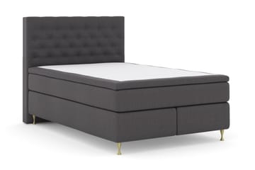 Komplett Sengepakke Choice No 4 140x200 Fast - Mørkegrå|Gullben - Møbler - Senger - Kontinentalsenger
