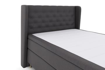 Komplett Sengepakke Choice No 4 140x200 Fast - Mørkegrå|Gullben - Møbler - Senger - Enkeltsenger