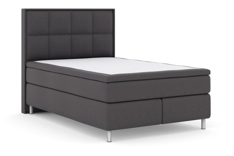 Komplett Sengepakke Choice No 4 140x200 Fast - Mørkegrå|Metallben - Møbler - Senger - Kontinentalsenger