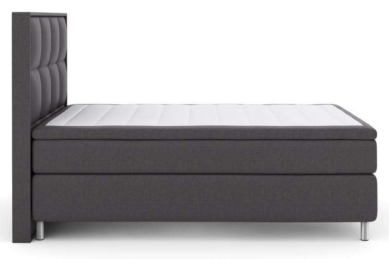 Komplett Sengepakke Choice No 4 140x200 Fast - Mørkegrå|Metallben - Møbler - Senger - Kontinentalsenger