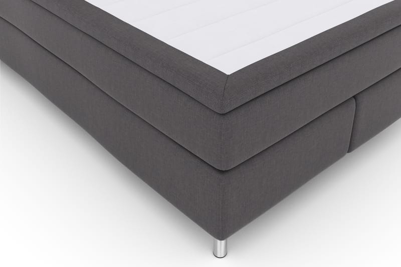 Komplett Sengepakke Choice No 4 140x200 Fast - Mørkegrå|Metallben - Møbler - Senger - Kontinentalsenger