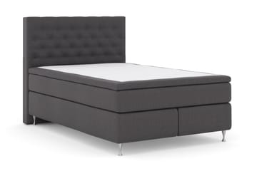 Komplett Sengepakke Choice No 4 140x200 Fast - Mørkegrå|Sølvben - Møbler - Senger - Kontinentalsenger