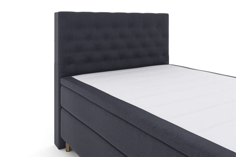 Komplett Sengepakke Choice No 4 140x200 Fast/Medium - Blå|Metallben - Kontinentalsenger - Komplett sengepakke